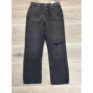 TOPSHOP Dad Button Fly Jeans